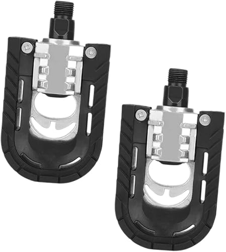 1 par de pedales plegables Accesorios Pedales de ciclismo planos Accesorios Plataforma Pedales planos Ciclismo Pedal Plano Plegable Pedales MTB