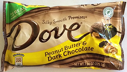 Dove Silky Smooth Promises Peanut Butter & Dark Chocolate, 7.94 Oz (Pack of 4)