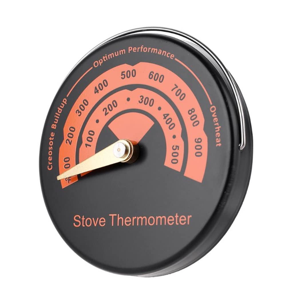 Magnetic Stove Thermometer Fireplace Fan Temperature Meter Sensitivity Probe Household