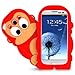 Produktbild SKS Distribution® rot Unverschämter AFFE Monkey für Samsung Galaxy Grand 2 G7102 / G7106 Silikonhülle Shell Beschützer Handy Smartphone Zubehör
