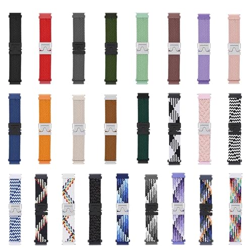 Bracelet nylon 22mm 20mm pour Garmin Vivoactive et Forerunner