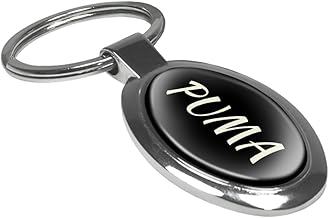 Key Fob with Puma – Classic Keyring Name Personalised Tag/Talisman/, Chrome
