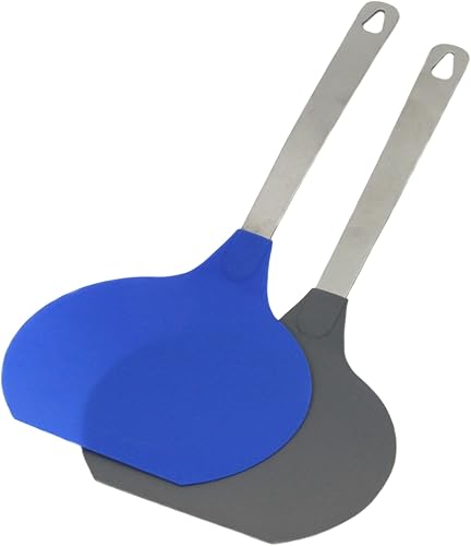 Chef Craft Select Nylon Jumbo - Espátula flexible, 14.5 pulgadas, azulgris