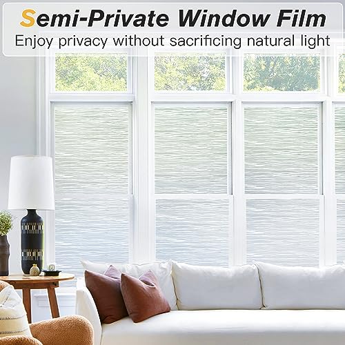 Haton Window Privacy Film, Frosted Glass Window Film thumb #1