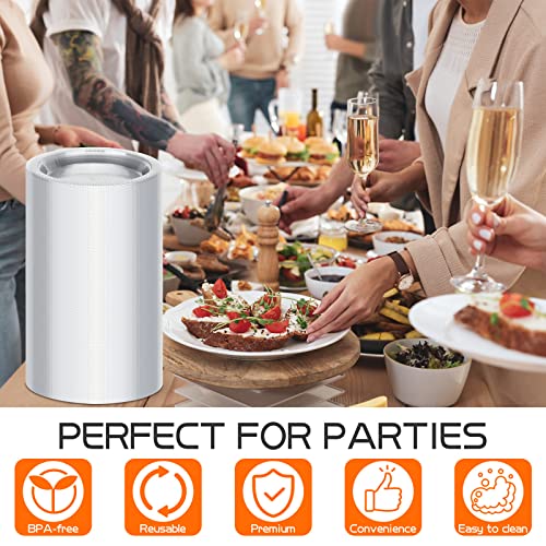 Sabary 600 Count Clear Plastic Plates 6 Inch Plastic Dessert Plates Round Clear Disposable Plates Clear Dinner Plates For Home Wedding Christmas Party Picnic Restaurant Catering #TOP5