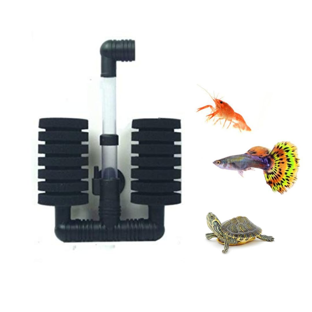 Premier Plants XY-2831 Bio-Sponge Air Pump Double Sponge Water Filter/Biological Sponge Filter for Aquarium (No Air Pump Included)-image-26