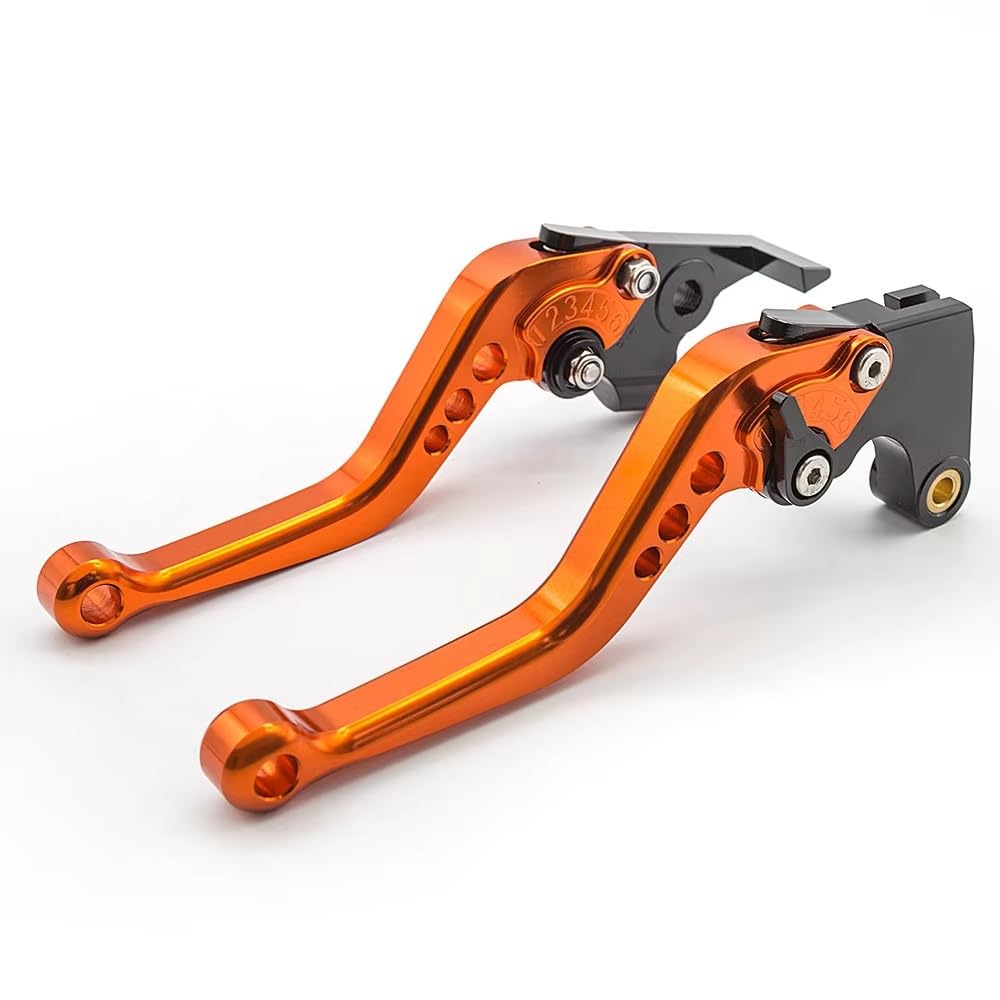 Ningruibhd Orange 147Mm Brake Levers Clutch Lever For Vespa For Gts125 For Gts300 2023 2024 For Gts 300 Motorcycle Adjustable Scooter Disc Brake Levers Brake Clutch Lever(Orange 147Mm)