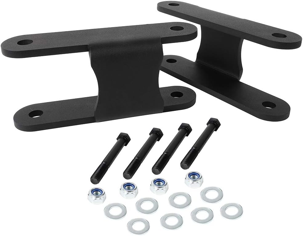 ECCPP Rear Leveling Lift Kit 2 inch Leveling Kit for Chevrolet Colorado 2004-2021 for GMC Canyon 2004-2012 2015-2021 Raise 50.8mm Forged Aluminum Strut Spacers