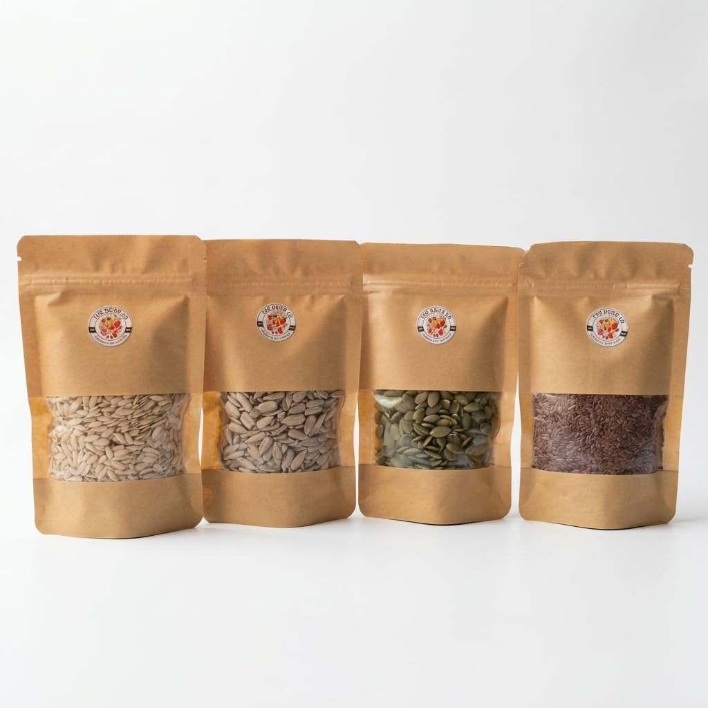The Dried Co. Flax + Watermelon Seeds - Raw 2-in-1 Seed Blend | Non-GMO Superfood Blend Rich in Heart-Healthy Lignans, Protein | Great for Smoothies, Baking & Snacking | Pack of 2x100g (100g Each) — Amazon image 15