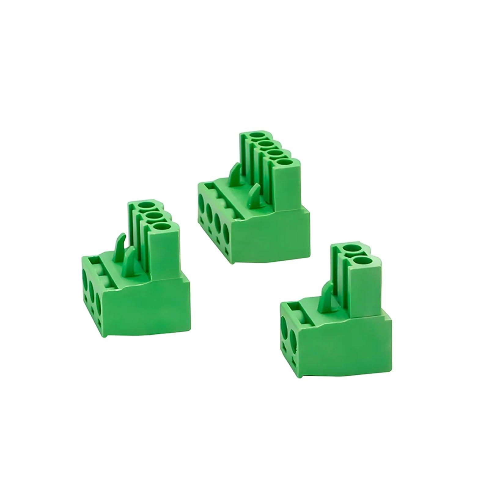 Lot de 10 borniers à vis mâles 2EDGK 5,08 mm for PCB, 2P, 3P, 4P, 5P, 6P, 7P, 8P, 9P, 10P(Male Connector 7P)