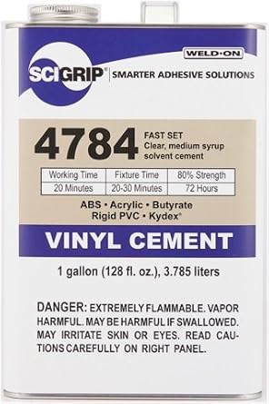 Weld-On #4784 Cement, Gallon