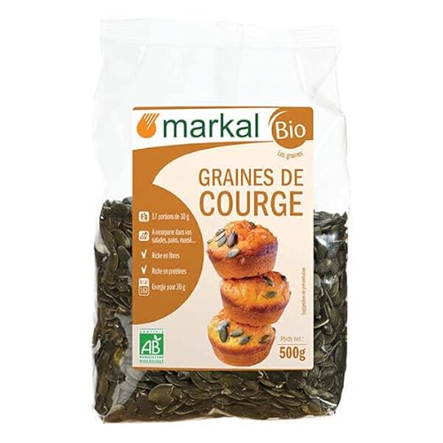 GRAINES DE COURGE 500G, MARKAL, UNITÉ