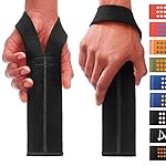 WARM BODY COLD MIND V1 Lifting Wrist Straps for Olympic Weightlifting - Rated at 660 lb - Hand Wraps for Powerlifting, Weight Lifting, Bodybuilding Functional/Cross Training, Deadlift Gym Bar, Cotton