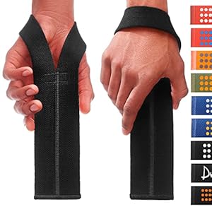 WARM BODY COLD MIND V1 Lifting Wrist Straps for Olympic Weightlifting – Rated at 660 lb – Hand Wraps for Powerlifting, Weight Lifting, Bodybuilding Functional/Cross Training, Deadlift Gym Bar, Cotton