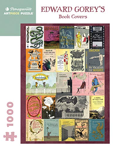 Puzzle de 1000 piezas de Edward Gorey Book Covers para coleccionistas de libros