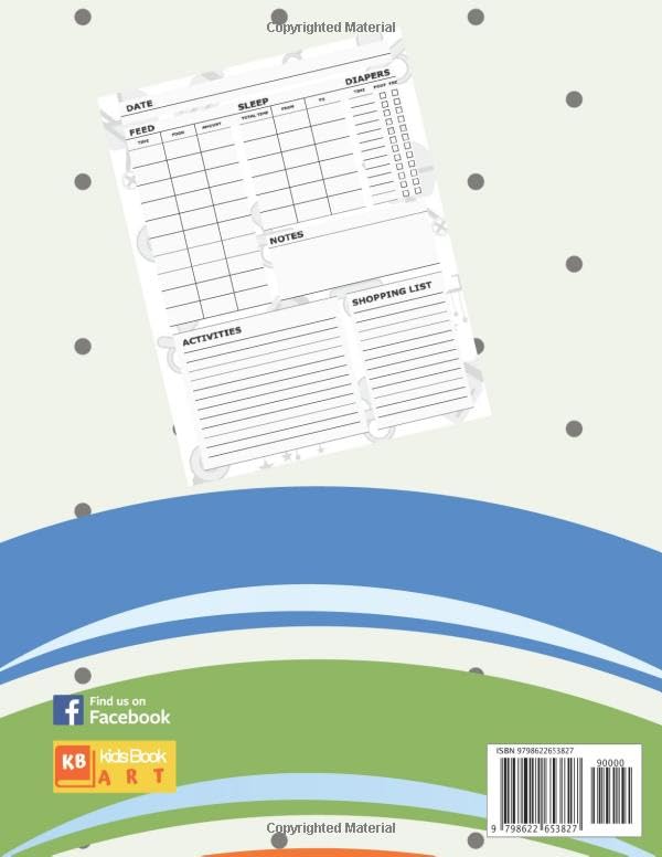 Welcome My Little One: Baby or Toddler Log Tracker Journal Book, Daily Schedule Childcare Journal, Schedule Log, Record Sleep, Feed, Diapers, Activities (110 pages, 8.5×11 inch)