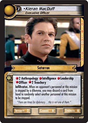 STAR TREK CCG 2E TBG TO BOLDLY GO KIERAN MACDUFF EXECUTIVE OFFICER 8R83