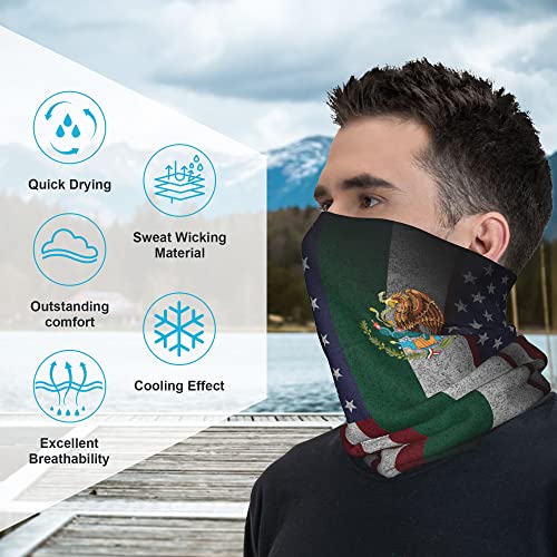 Image of 4Pcs Magic Headwear Neck Gaiter Tube Scarf Headbands Bandana Balaclava for Outdoor Running Cycling Skating Work Out