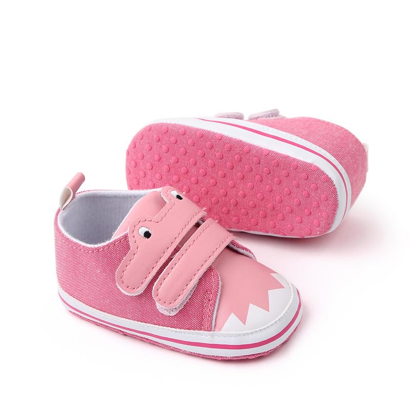 Baby Boys Girls Cartoon Shoes, Newborn Canvas First Walkers Shoes3
