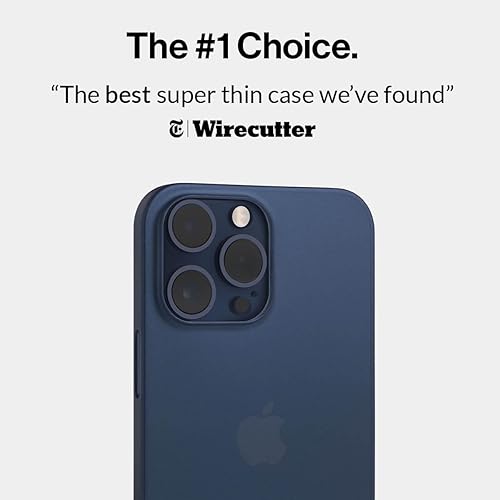Miniatura 2 de totallee Funda delgada para iPhone 15 Pro, la cubierta más delgada y minimalista para Apple iPhone 15 Pro (2023) (azul marino)