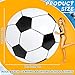 Lewtemi Big Inflatable Giant Soccer Ball Large Inflatable Beach Sport Ball Pool Party Decoration Toys Oversized Jumbo Beach Toy for Pool Water Sports Games(6.5 ft)