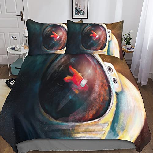 Among Us Juego De Sábanas Y Fundas Nórdicas Impresas En 3D, Cartoon Games Microfibra Suave, Fundas De Almohada, Cremallera Oculta, Apto para Niños Ropa De Cama King(220x240cm)