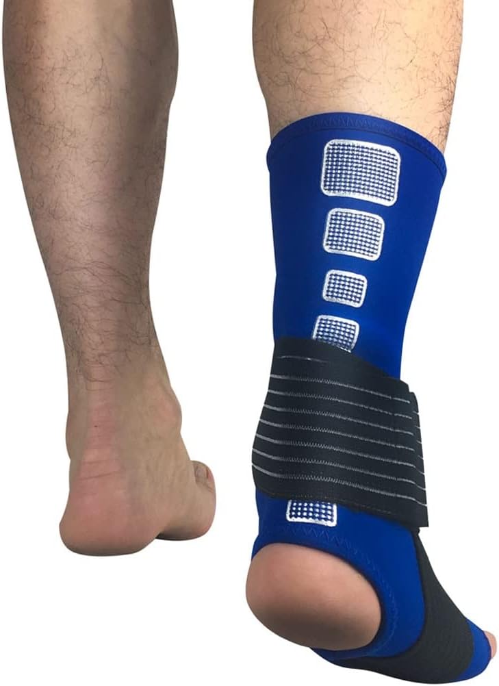 Football Basketball Ankle Support Taekwondo Elastic Sprain Brace Wrap Straps Guard Protector Weightlifting