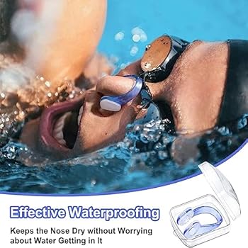 Pince-Nez De Natation En Silicone - Lot De 2 Pour Débutants Et Nageurs Pro, Étanche