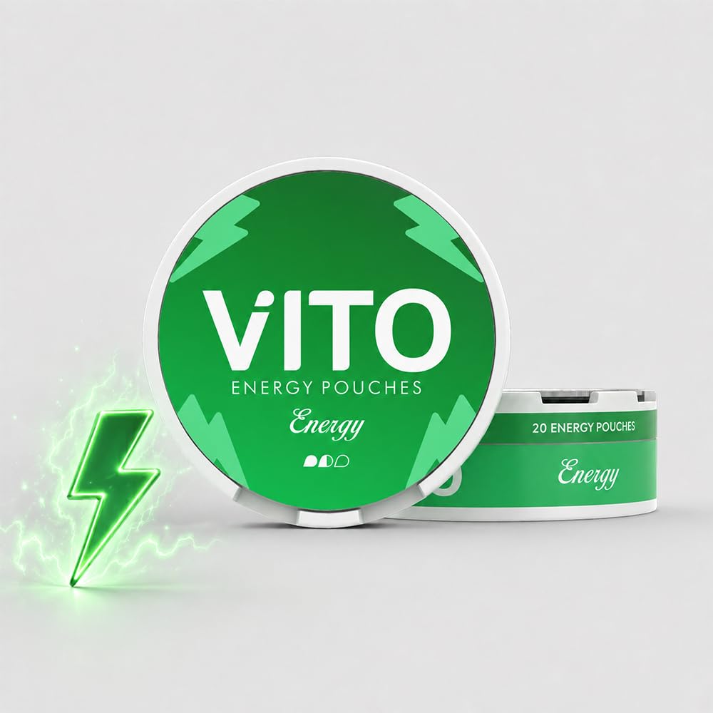 VITO Caffeine Energy Pouches - Lychee 120mg, 20 Pouches,Sugar-Free,Zero-Cal — Amazon image 16