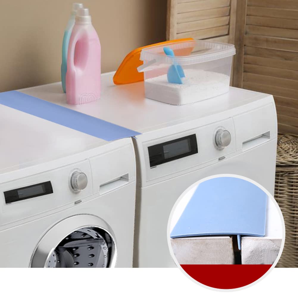 CANDeal 2-Pack Silicone Gap Covers For Stove & Counter – Cut-to-Fit, Spill-Proof & Easy Clean – White, Pink, Or Blue