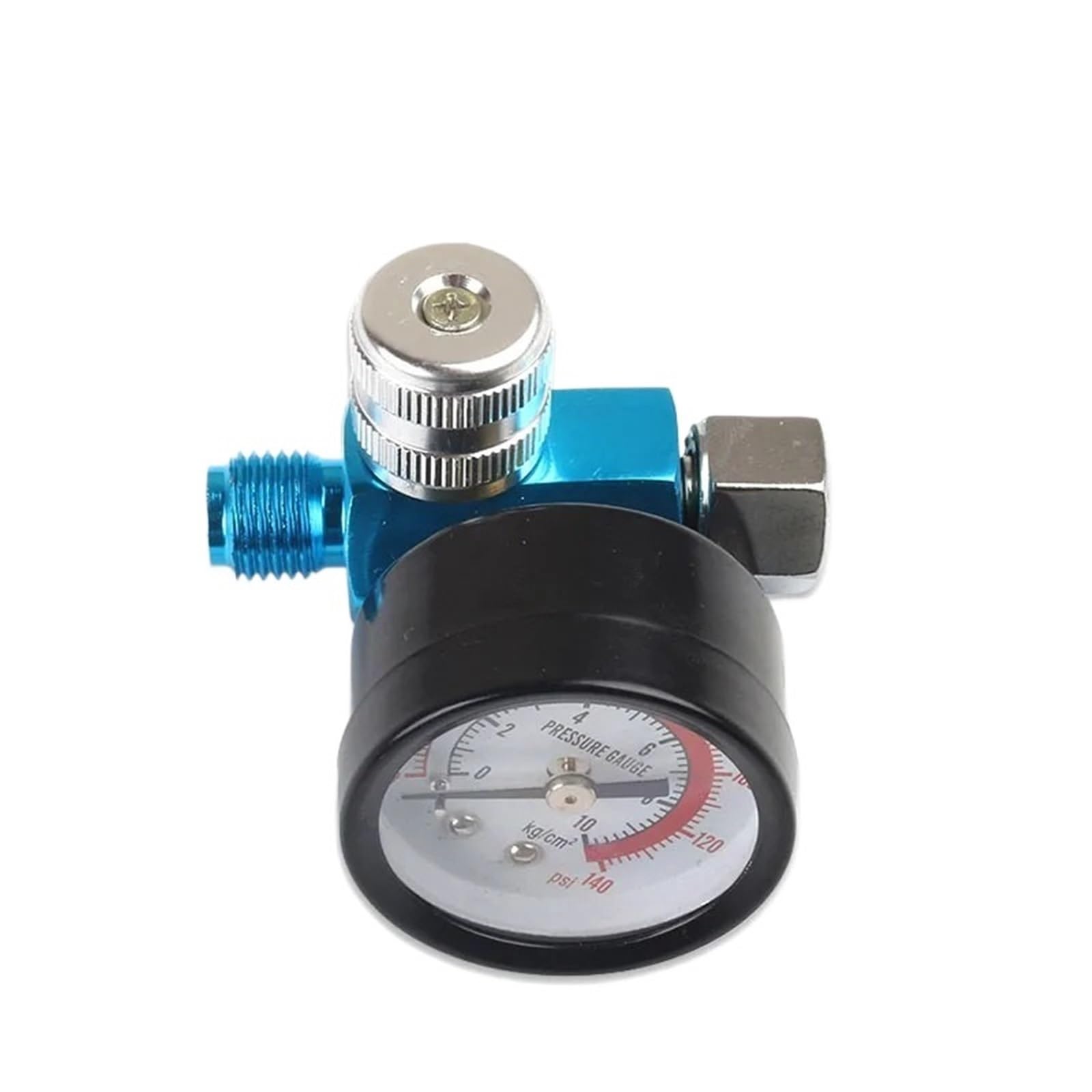 Separador de aceite de agua, filtro de aire, trampa de humedad con estilo europeo for compresor, pistola de pintura en aerosol, herramienta, piezas de presión, 1/5 Uds., 1/4 pulgadas(Only Regulator,20