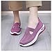 Women's Orthopedic Slip-On Sneakers Breathable Woven Diabetic Shoes with Arch Support,Soft Foam Cushion Hands-Free Design for Walking Comfort (Blue, Adult, Women, 7.5, Numeric, US Footwear Size System, Medium)