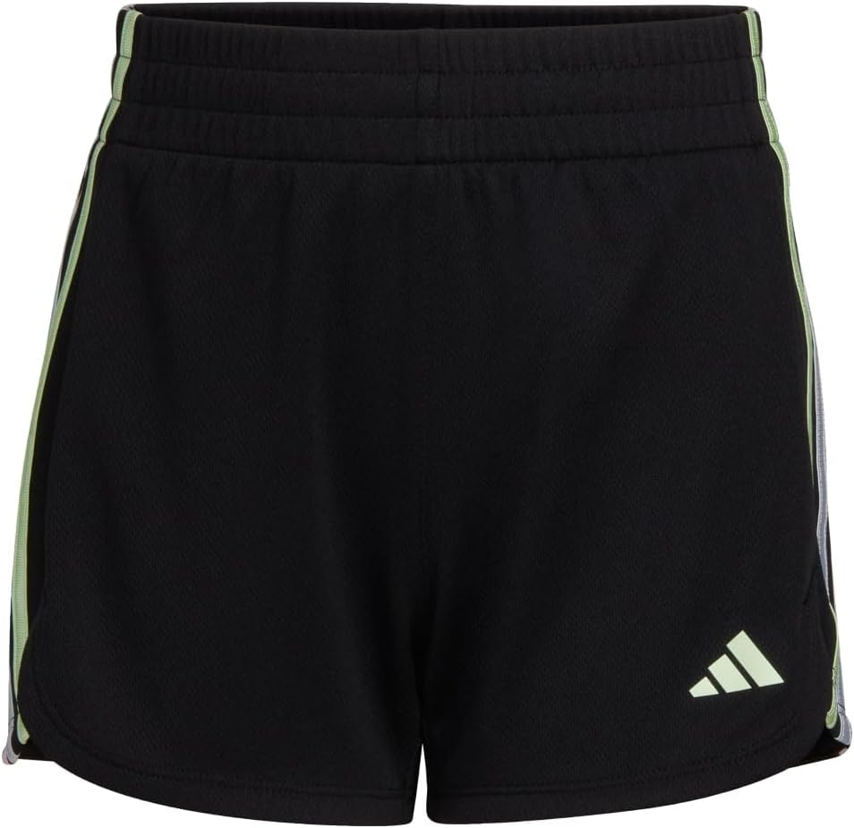 Adidas Girls 3 Stripe Pacer Mesh Short