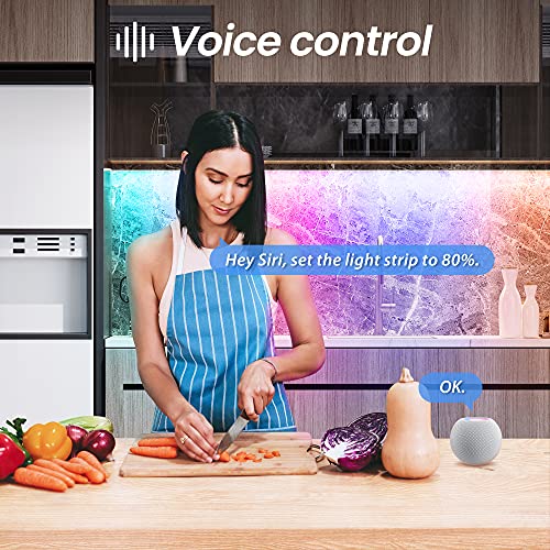 Onvis Smart Led Strip Lights, 6.6Ft Rgbic Led Light Strip, Works With Apple Homekit thumb #6