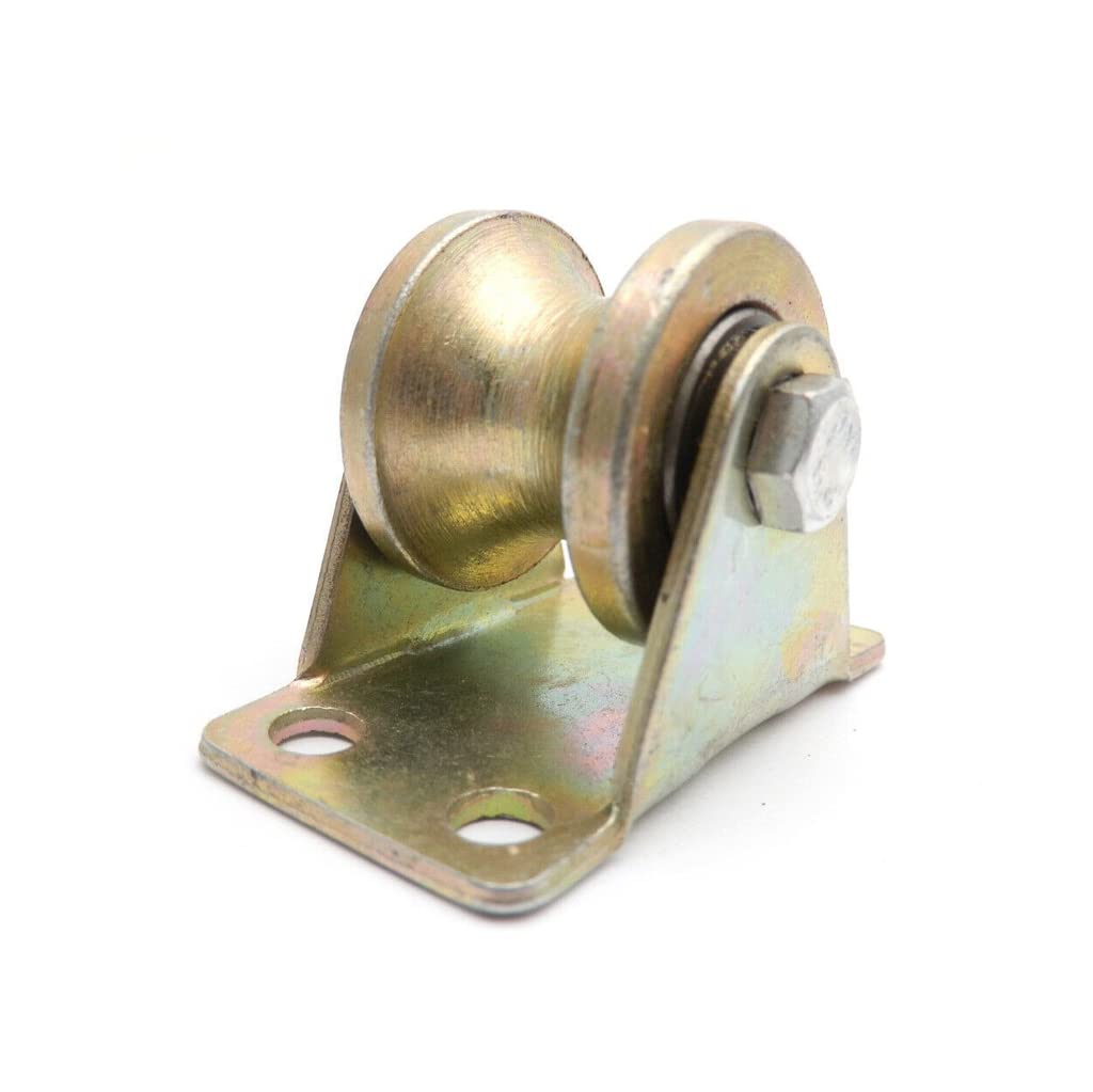 GRAEBA 31Mm Diameter Steel Beasteel Rigider Wheel Heavy Duty Pulley Groove Wheel for Sliding Door/U Type 31Mm