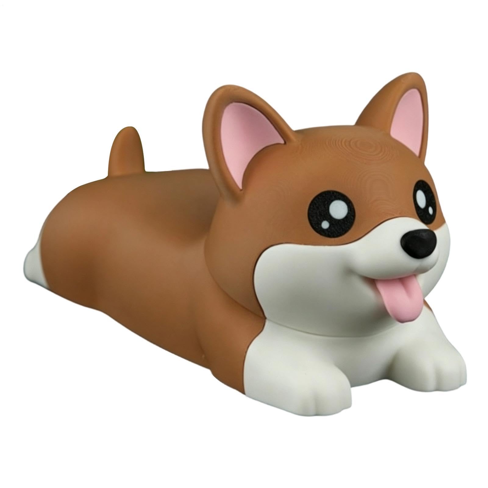 Support Distributeur Sacs À Crottes Chien Mignon Motif BD Fixation Murale