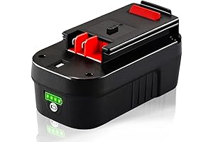 TenHutt Replacement Battery for Black and Decker 18V Lithium-Ion Drill