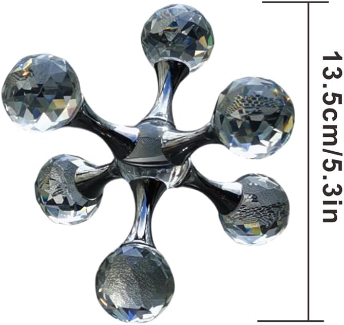 Luxurious Prism Molecular Ball Living Room Desktop Decoration Crystal Molecules, for Birthday Friends Gatherings, Christmas，Home or Office Counter Decoration Accessories
