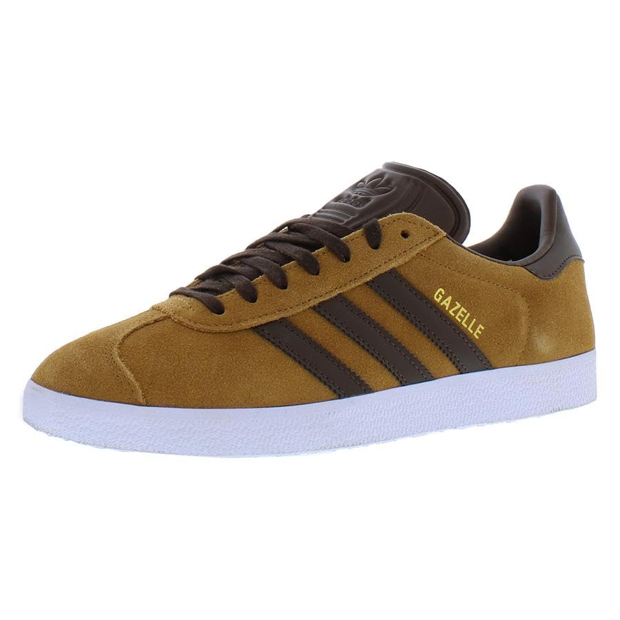Image of adidas Gazelle Suede Mens Shoes Size 5, Color: Mesa /Brown /White