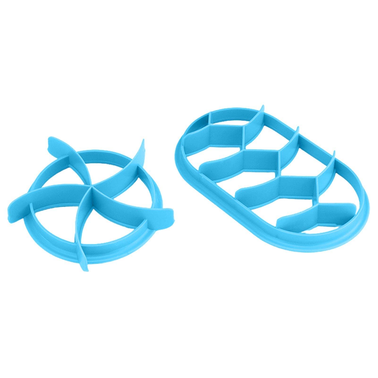 CHAODIBread Dough Press Mold,PP Oval and Round Kaiser Roll Stamp, Bread Dough Press Mold - Bread Press Stamp for Bread Baking