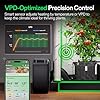 VIVOSUN AeroFlux Smart Grow Tent Heater with Thermostat, 700W PTC Heating, Compact & Portable with VPD, APP Control & Overheat Protection, Included Extension Hose for Grow Tents, Rooms, Greenhouses