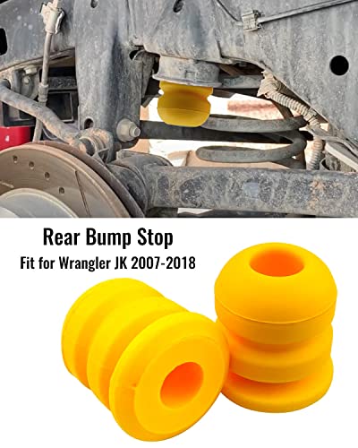 Image of 2Pcs Rear Bump Stops Fit for Jeep Wrangler JK 2007-2018 Replace 52060423AB