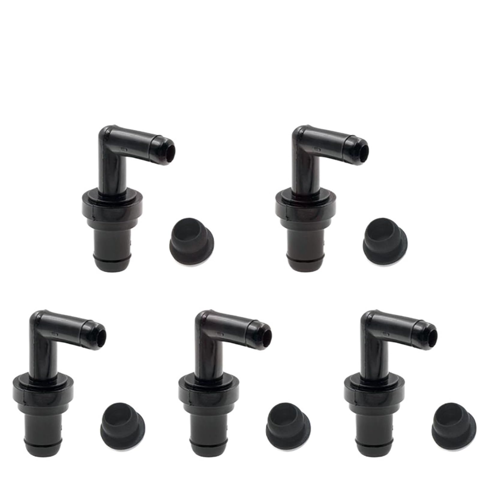 Tydsdrde 5Set Crankcase Vent Valve Fit For Mazda 323 Miata 626 Mx-3 Mx-6 Protege5 L4-1.6L 1.8L 2.0L 1994-2002 Crankcase Ventilation Pcv Valve(5Set)