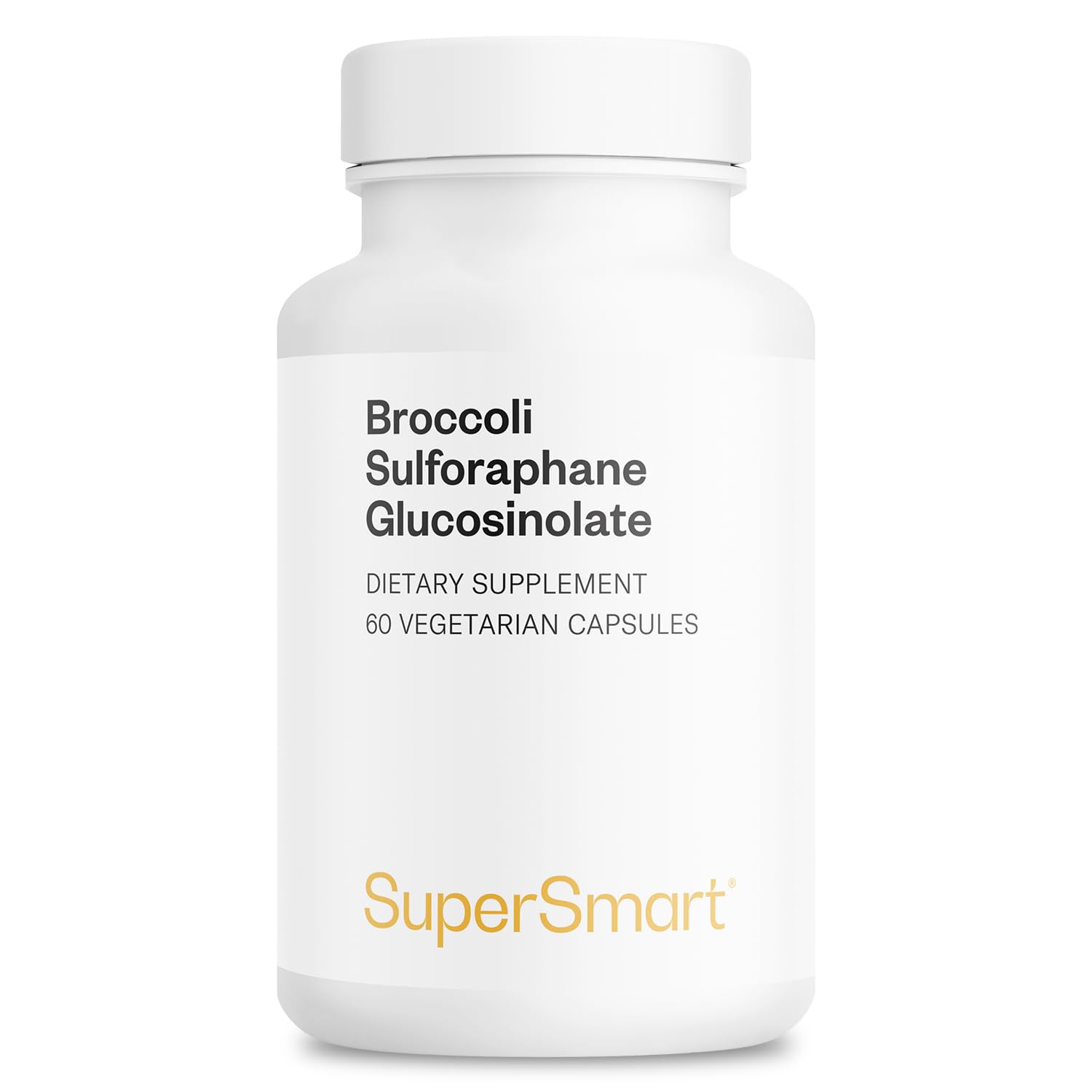 Supersmart - Broccoli Sulforaphane 300 mg - Standardized to 10% Sulforaphane Glucosinolate - Immune System Booster | Non-GMO & Gluten Free - 60 Vegetarian Capsules