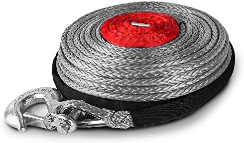 X-BULL SK75 3/8" x 100’Dyneema Synthetic Winch Rope 23,809 Lbs