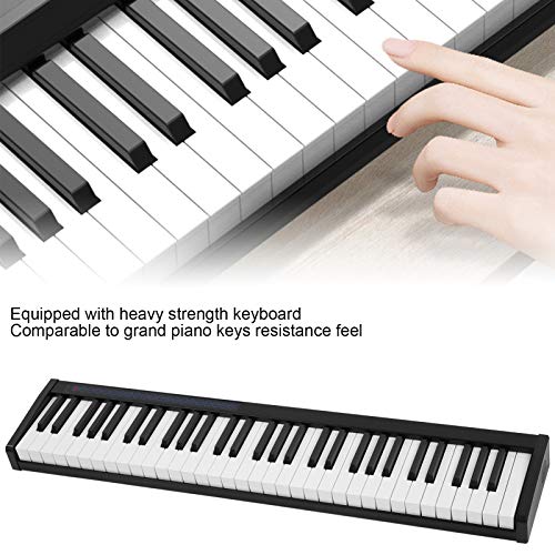 Piano numérique facile et pratique, piano électrique, pour les enfants d’instruments de musique(Le noir) - Les Beatles, Paul McCartney, John Lennon, RIngo Starr, George Harrison Piano numérique facile et pratique, piano électrique, pour les enfants d'instruments de musique(Le noir) – Image 8