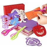QIAONIUNIU Fun Paper-Cut Set; Paper Cutting; Paper Art; Scissor Skills Activity Cutting Book; Kids S