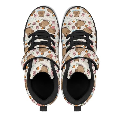 Capybara Print Boys Girls Outdoor Sneakers Breathable Athletic Shoes Non Slip Running Tennis Sneaker3