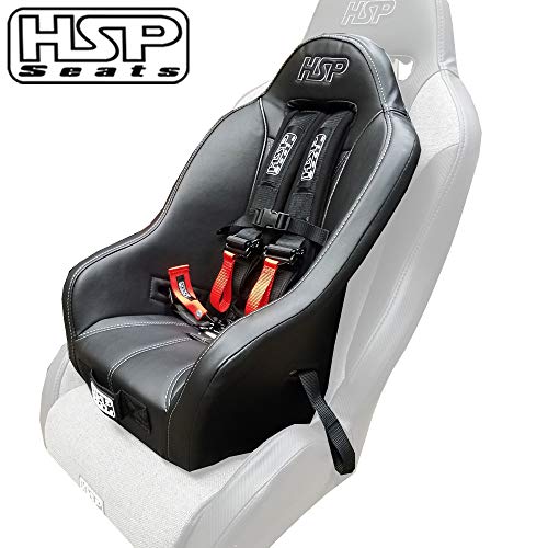 Hunter Safety Products UTV Booster Seat - Kids Seat with 4-Point Harness Slots for Polaris RZR, Can-Am X3, Apex, Honda Talon, Kawasaki KRX 1000, and Other Side by Side UTVs (SEAT ONLY)