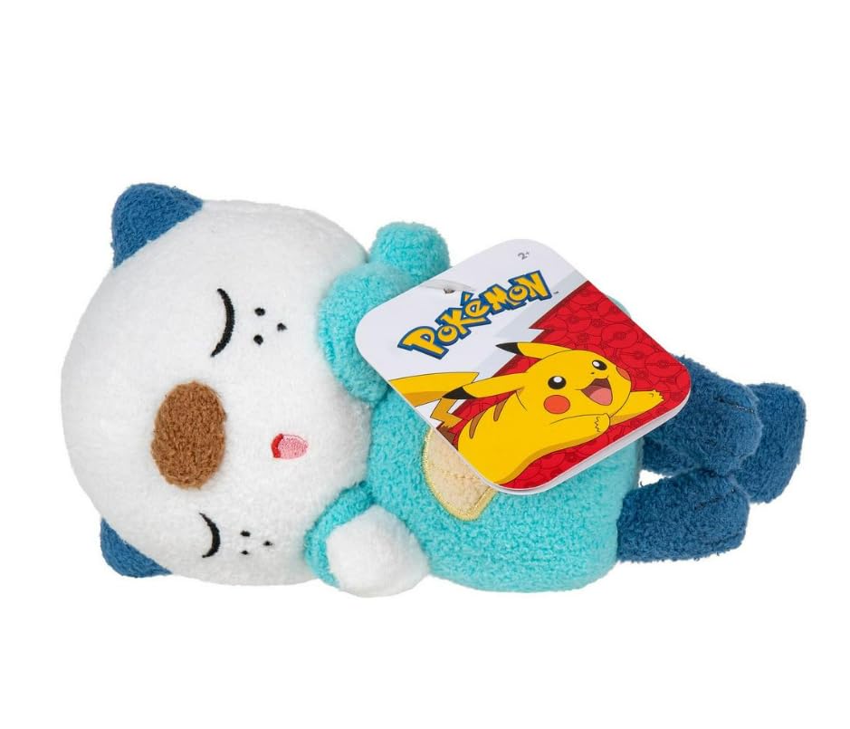 Pokemon Jazwares Oshawott Sleeping - Peluche de 5 pulgadas